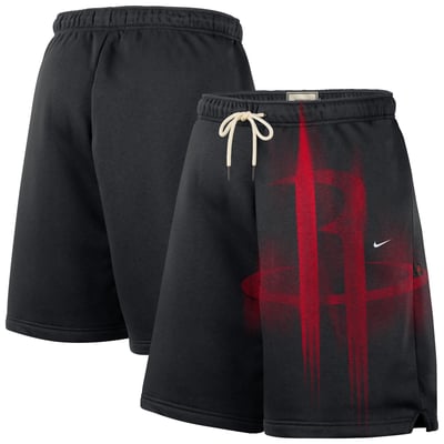 Houston Rockets Nike 2026 Standard Issue Practice Icon Fleece Shorts - Black