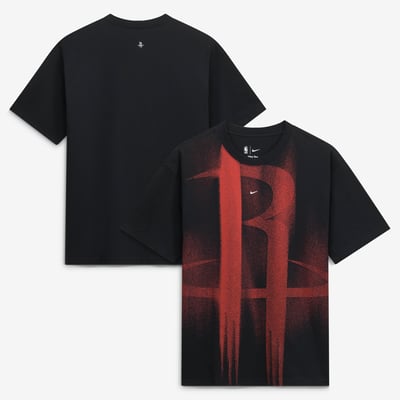 Houston Rockets Nike 2026 Standard Issue Practice Icon T-Shirt - Black