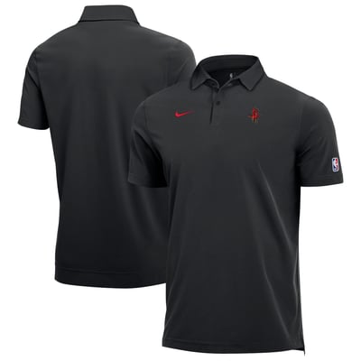  Houston Rockets Nike Dri-FIT Coaches Polo - Black