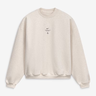 Houston Rockets Nike 2026/27 Standard Issue Stretch Pullover Sweatshirt - Oatmeal