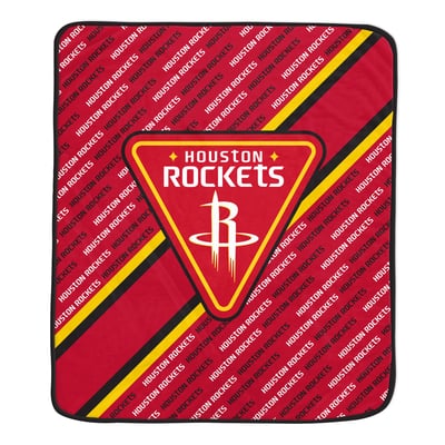 Houston Rockets Pegasus 60" x 70" Diagonal Lined Wordmark Ultra Soft Blanket