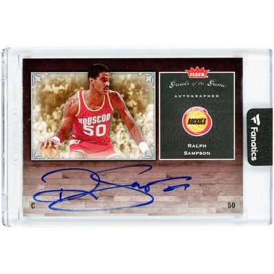 Ralph Sampson Houston Rockets Autographed 2005-06 Fleer Greats Of The Game #GG-RS Card