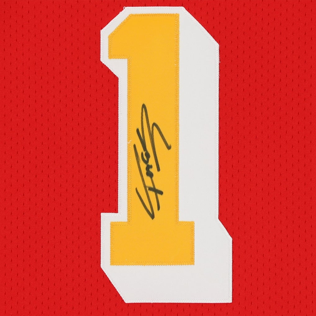Tracy McGrady Houston Rockets Fanatics Authentic Autographed Red Mitchell & Ness Authentic Jersey