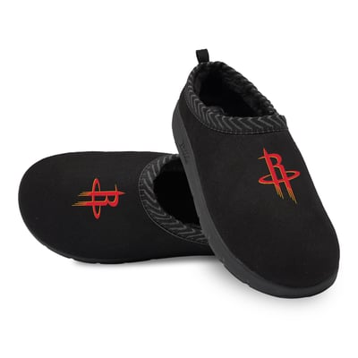 Houston Rockets ISlide Unisex Primary Logo Mission Slippers - Black
