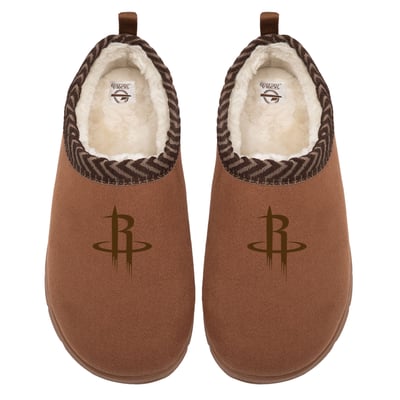 Houston Rockets ISlide Unisex Tonal Logo Mission Slipper - Tan
