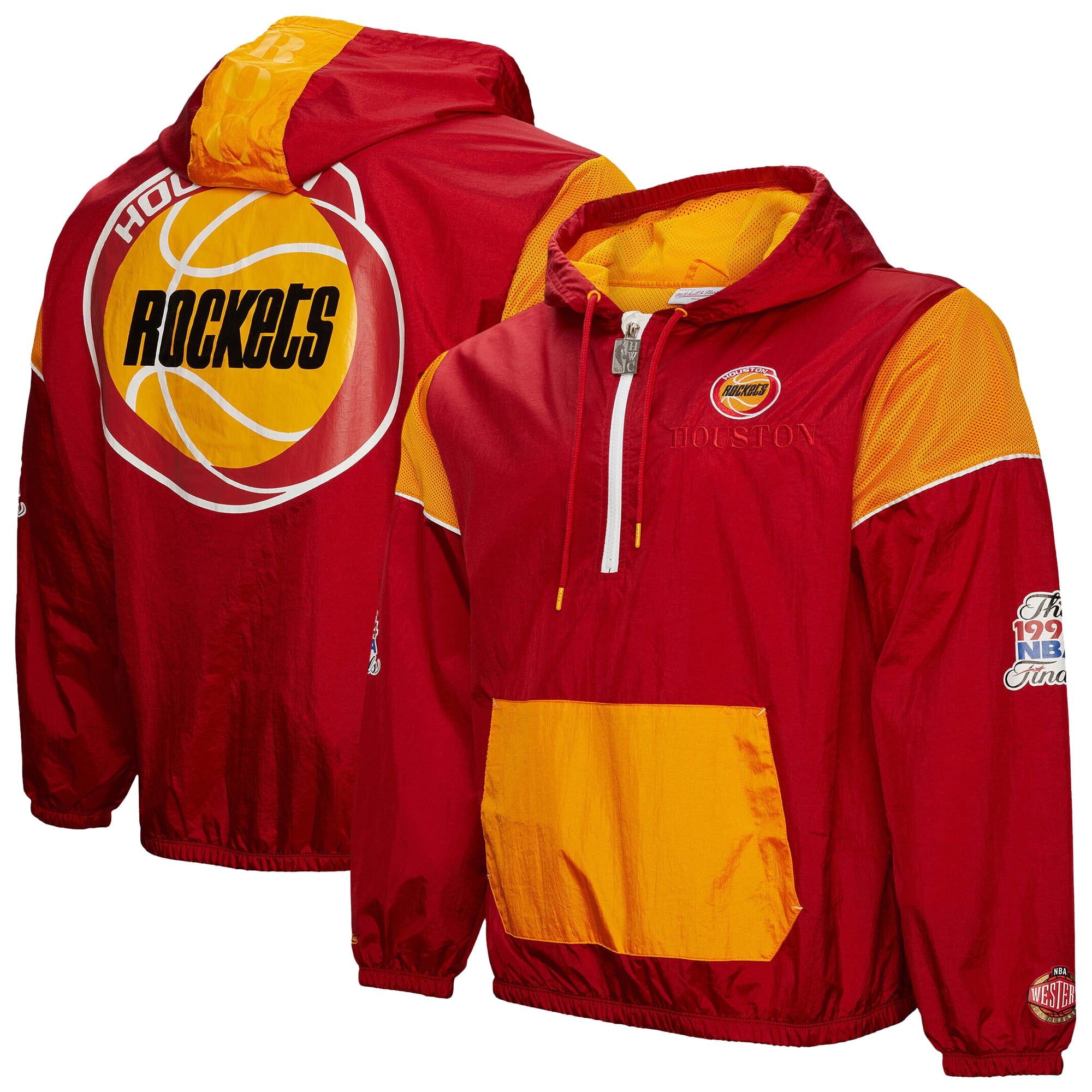 Unisex Houston Rockets Mitchell & Ness Red Hardwood Classics Team 
