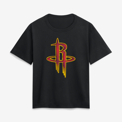 Houston Rockets Women's Forged Mascot T-Shirt - Black