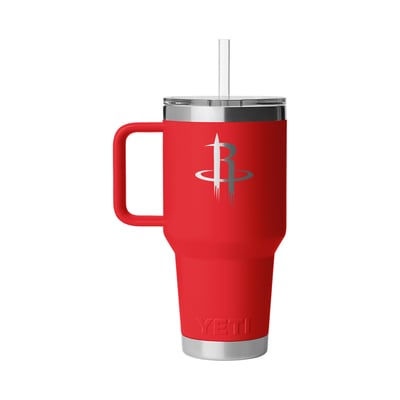 Houston Rockets YETI 35oz. Rambler 2.0 Straw Mug