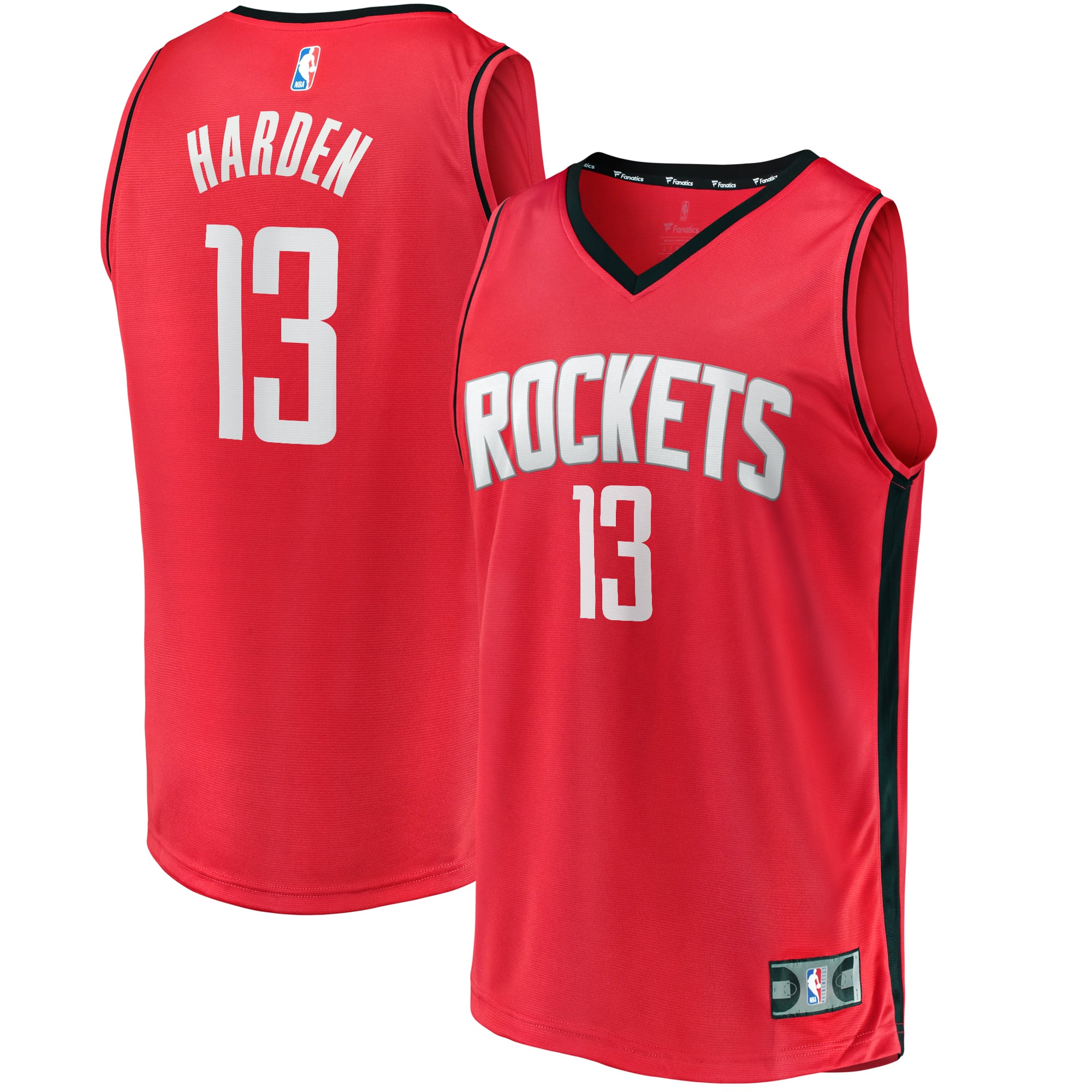 Youth Houston Rockets James Harden Fanatics Red Fast Break Replica