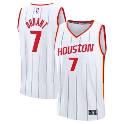 Kevin Durant Houston Rockets Fanatics Youth Fast Break Replica Jersey - White - Association Edition
