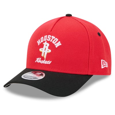 Houston Rockets New Era Youth Arch 9FORTY A-Frame M-Crown Adjustable Hat - Red