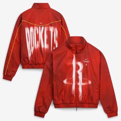  Houston Rockets Nike Youth 2026/27 Standard Issue On-Court Authentic Game Full-Zip Jacket - Red