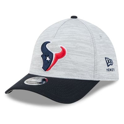Houston Texans New Era  Tech 39THIRTY A-Frame Stretch Hat - Gray
