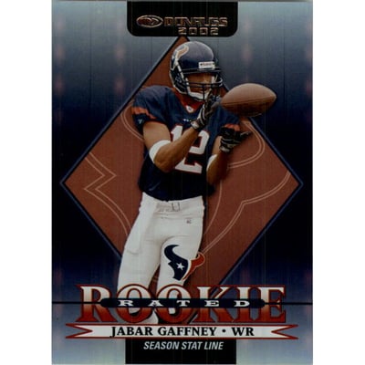 2002 Donruss Stat Line Season #241 Jabar Gaffney/80
