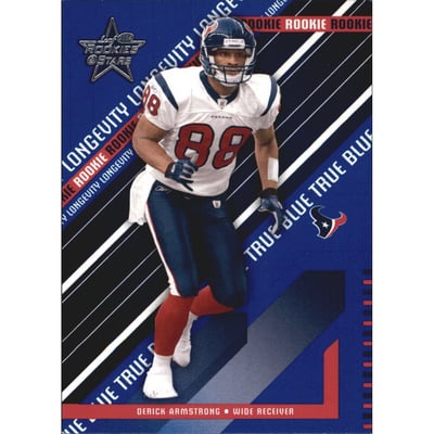 2004 Leaf Rookies and Stars Longevity True Blue Parallel #136 Derick Armstrong