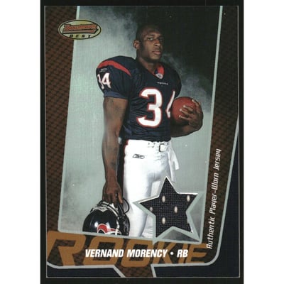 2005 Bowman's Best Bronze #116 Vernand Morency JSY