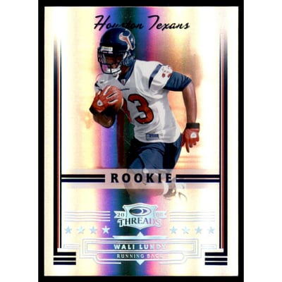 2006 Donruss Threads Silver Holofoil #161 Wali Lundy