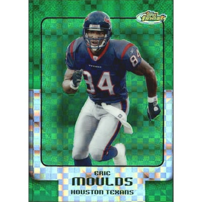 2006 Finest Green Xfractors #11 Eric Moulds