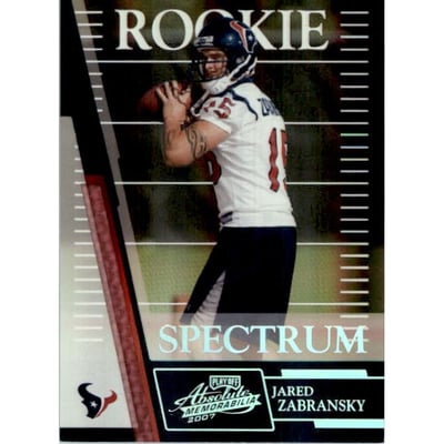 2007 Absolute Memorabilia Spectrum Silver #226 Jared Zabransky