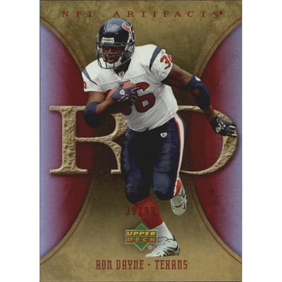 2007 Artifacts Red #42 Ron Dayne