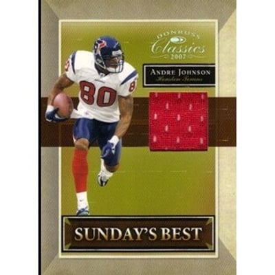 2007 Donruss Classics Sunday's Best Jerseys #26 Andre Johnson