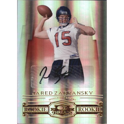 2007 Donruss Threads #239 Jared Zabransky AU/299 RC