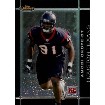 2007 Finest Black Refractors #148 Amobi Okoye