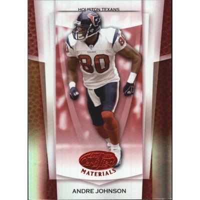 2007 Leaf Certified Materials Mirror Red #115 Andre Johnson