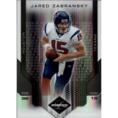 2007 Leaf Limited Silver Spotlight #299 Jared Zabransky