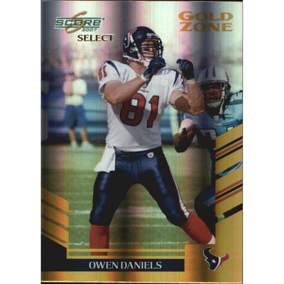 2007 Select Gold Zone #216 Owen Daniels