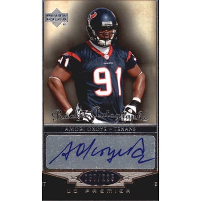 2007 Upper Deck Premier #102 Amobi Okoye AU RC