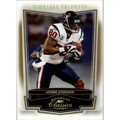2008 Donruss Classics Timeless Tributes Gold #40 Andre Johnson