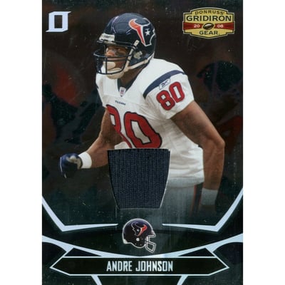 2008 Donruss Gridiron Gear Jerseys O's #41 Andre Johnson