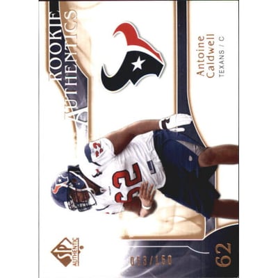 2009 SP Authentic Bronze #244 Antoine Caldwell