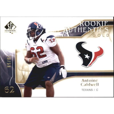 2009 SP Authentic Gold #244 Antoine Caldwell