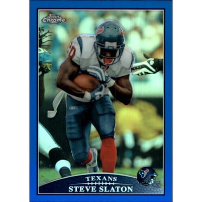 2009 Topps Chrome Blue Refractors #TC98 Steve Slaton