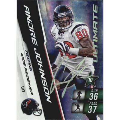 2010 Adrenalyn XL Ultimate Signature #U13 Andre Johnson