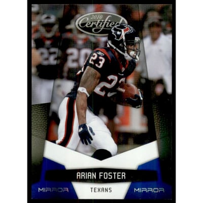2010 Certified Mirror Blue #60 Arian Foster