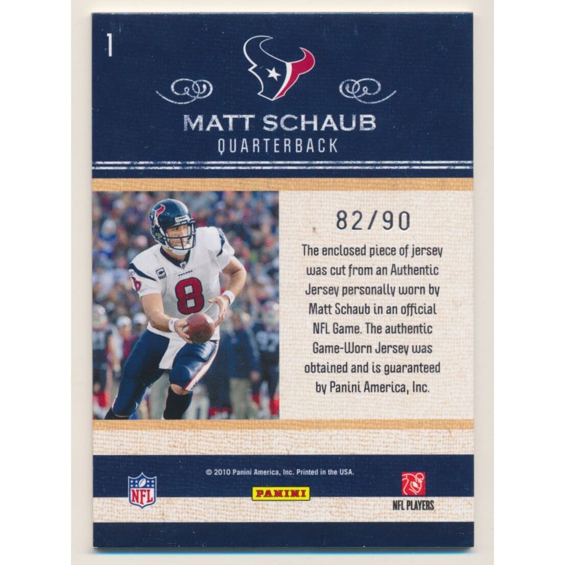 dress code jersey 2010 Classics Jerseys #1 Matt Schaub/90 BLUSH-PINK