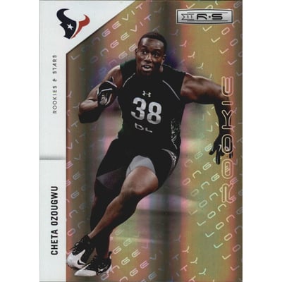 2011 Rookies and Stars Longevity Parallel Gold #215 Cheta Ozougwu