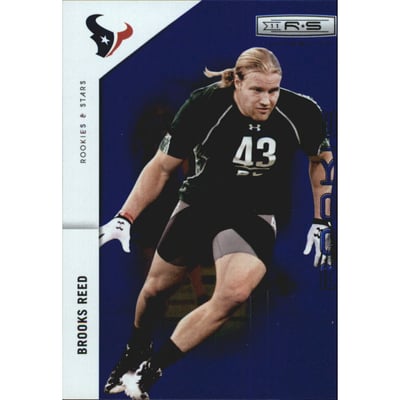 2011 Rookies and Stars Longevity Sapphire #165 Brooks Reed