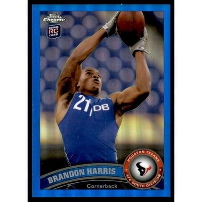 2011 Topps Chrome Blue Refractors #182 Brandon Harris