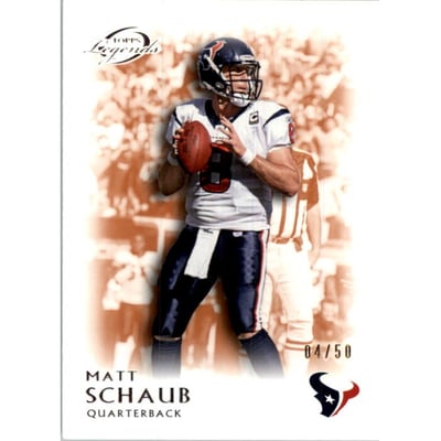 2011 Topps Legends Orange #18 Matt Schaub