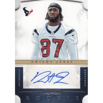 2012 Panini Prominence #176 Dwight Jones AU/499 RC