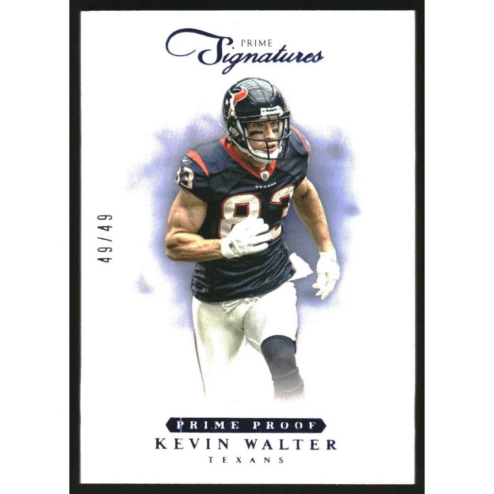 2012 Prime Signatures Prime Proof Blue #128 Kevin Walter
