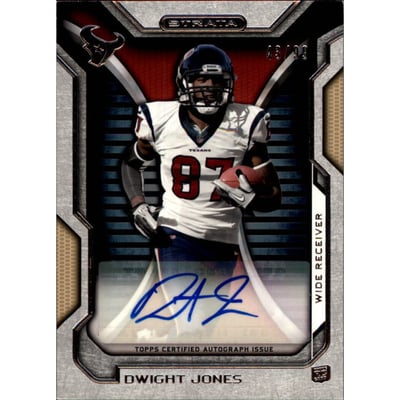 2012 Topps Strata Rookie Autographs Gold #RADJ Dwight Jones