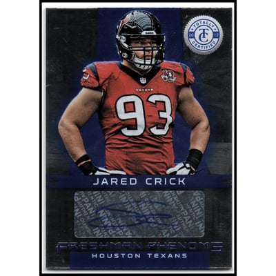 2012 Totally Certified Blue #136 Jared Crick AU/99