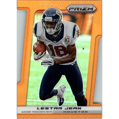 2013 Panini Prizm Prizms Orange Die Cut #28 Lestar Jean