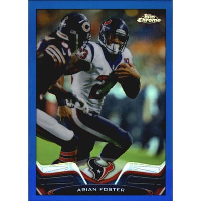 2013 Topps Chrome Blue Refractors #70 Arian Foster