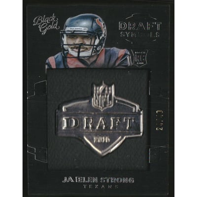 2015 Panini Black Gold Draft Symbols White Gold #DRFT27 Jaelen Strong